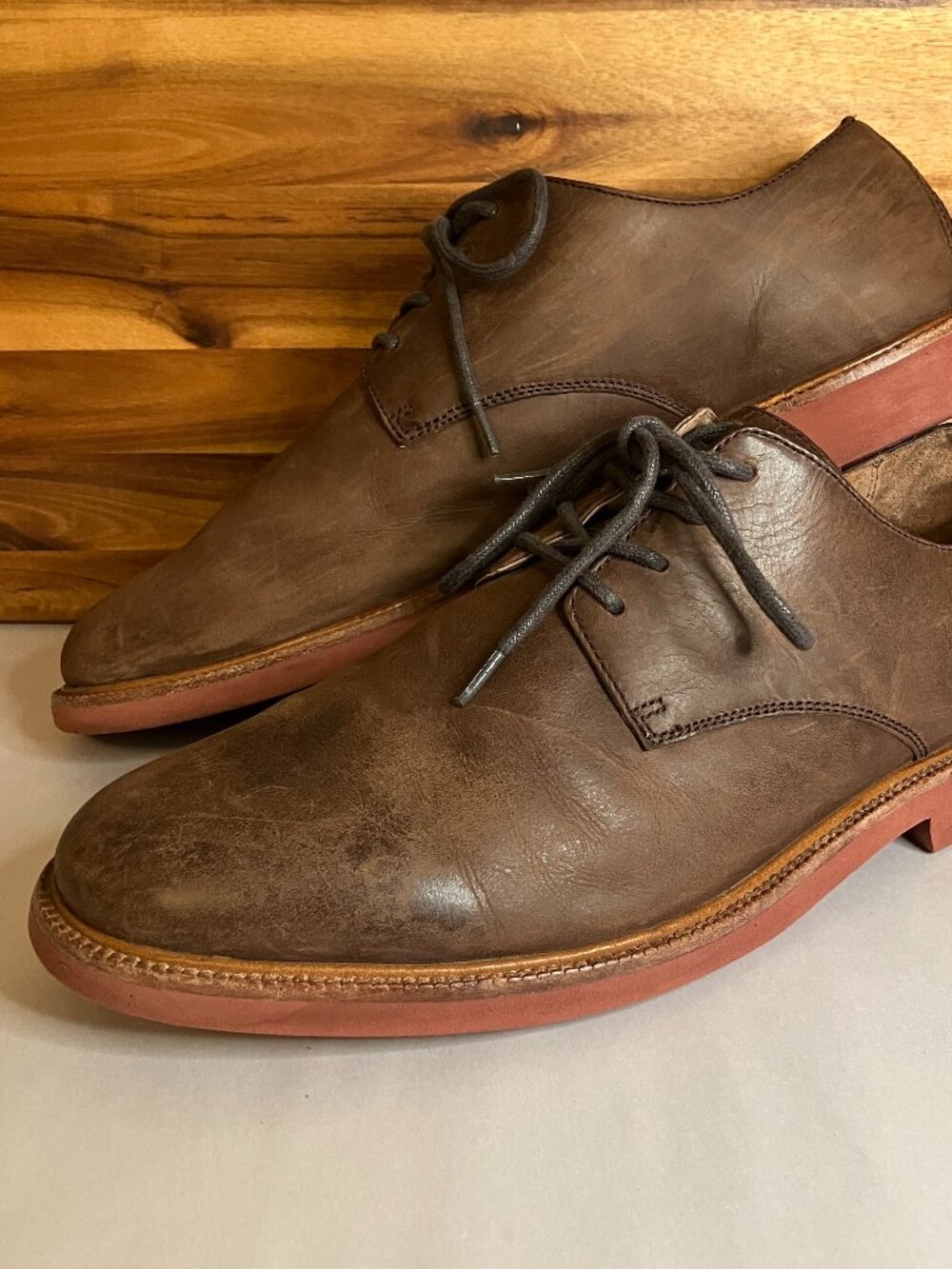 Polo Ralph Lauren Torrington Brown Leather Derby Oxford